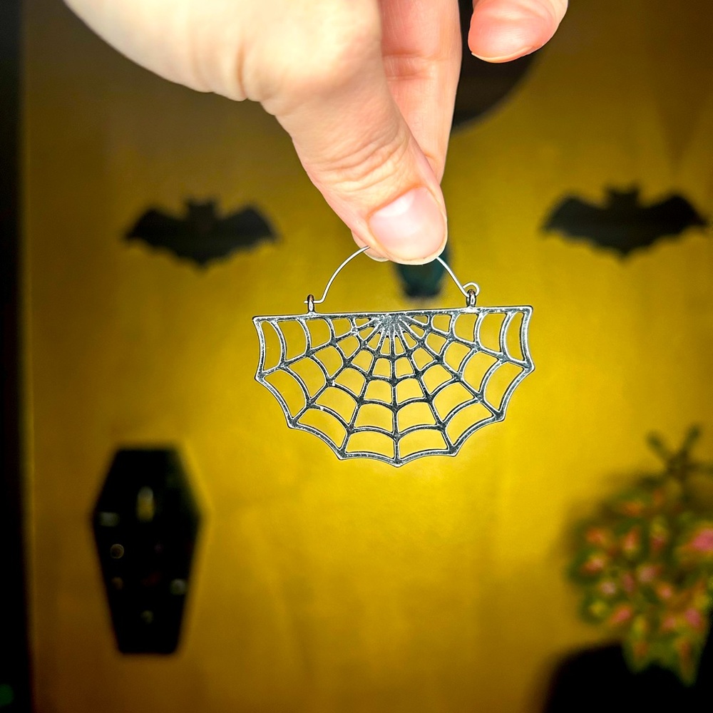 Spiderweb 20g Earrings
